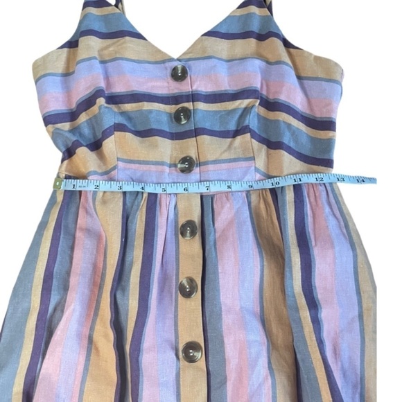 Gilli Button Front Fitted Bodice Dress D - Picture 8 of 8